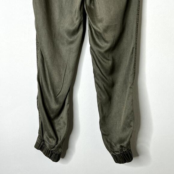 C & C California 100% Lyocell Pull On Jogger Pants Green Womens XS - Picture 7 of 9